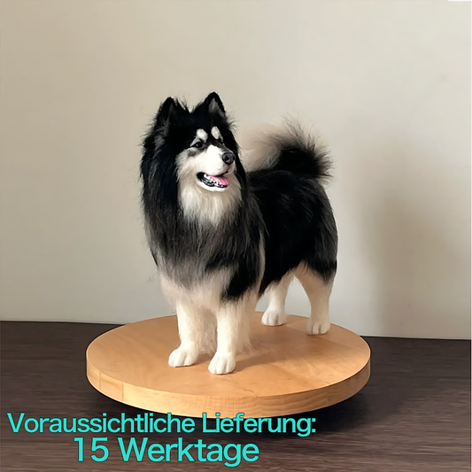 DIYTREE Individuelle Wollfilz-Haustierfiguren nach Foto - Handgemachtes Andenken für Hunde