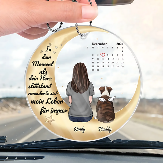 DIYTREE Personalisierte Auto-Verzierung zum Gedenken – Acryl, individuell geformt