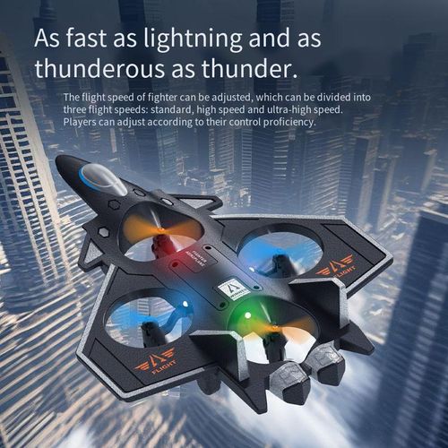Remote control aircraft carrier fighter drone four-axis suspension flight fighter tumbling aerobatic aircraft