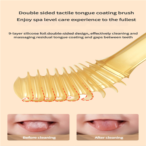 Silicone Baby Toothbrush Premium Soft Manual Baby Oral Silicone Toothbrush Silicone Tongue Coating Oral Cleaning Tooth Brush