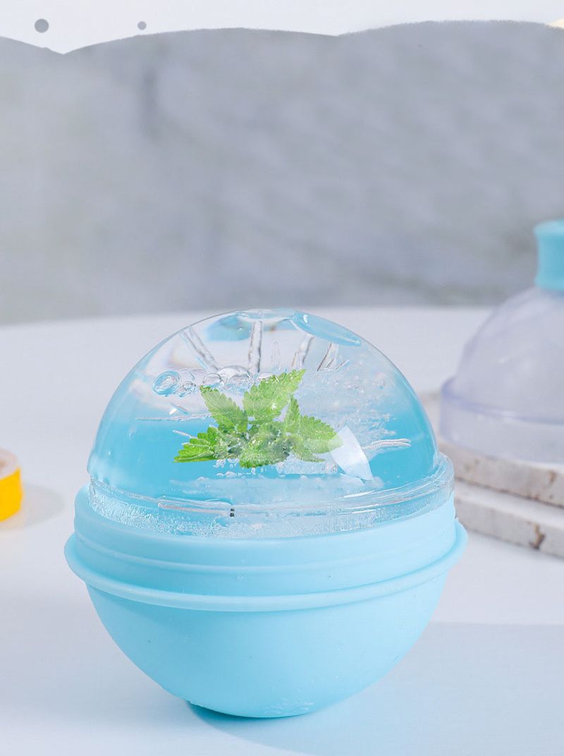 Hot Sale Whiskey Round Ice Cube Molds Creative Ice Cube Trays Silicone Sphere Whiskey Ice Ball Maker