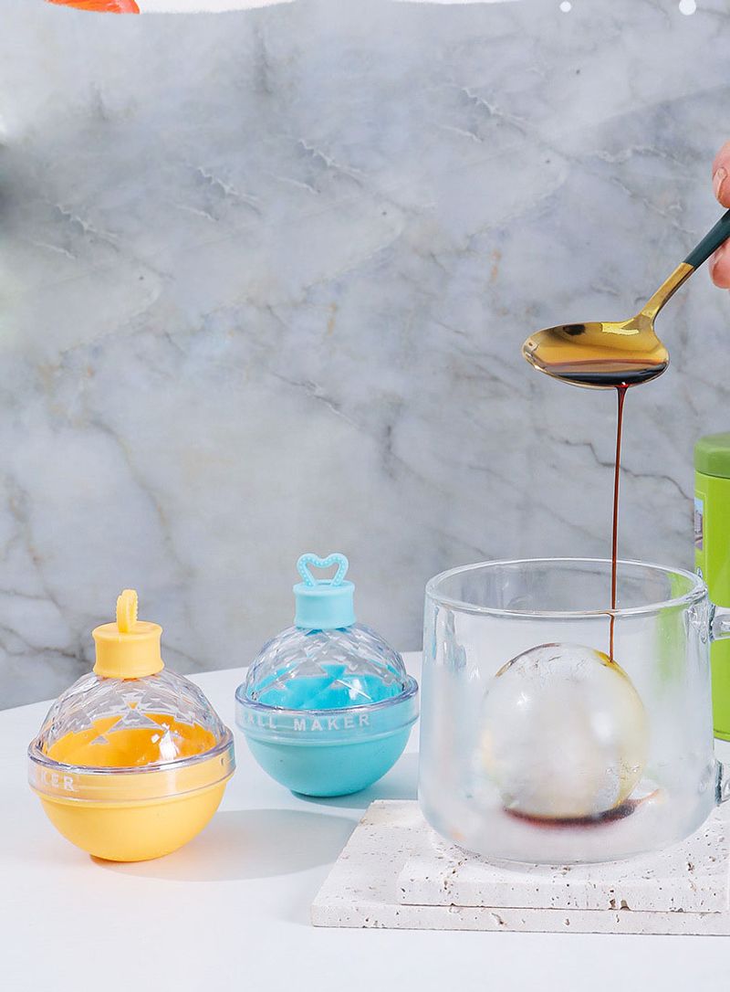 Hot Sale Whiskey Round Ice Cube Molds Creative Ice Cube Trays Silicone Sphere Whiskey Ice Ball Maker