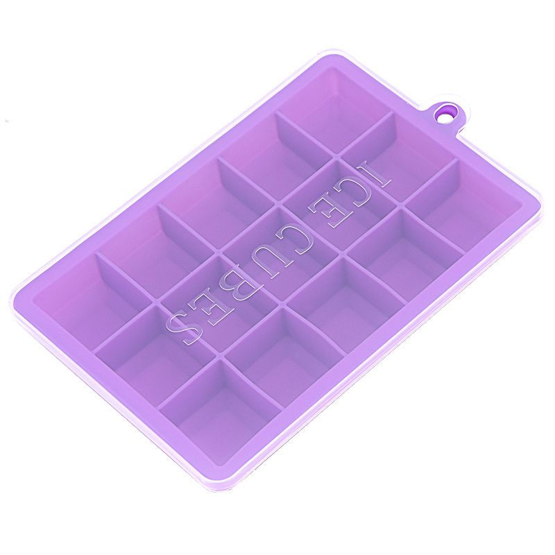 Manufacturer Wholesale Custom BPA Free Ice Mold Easy Release Flexible Silicone Ice Cube Tray