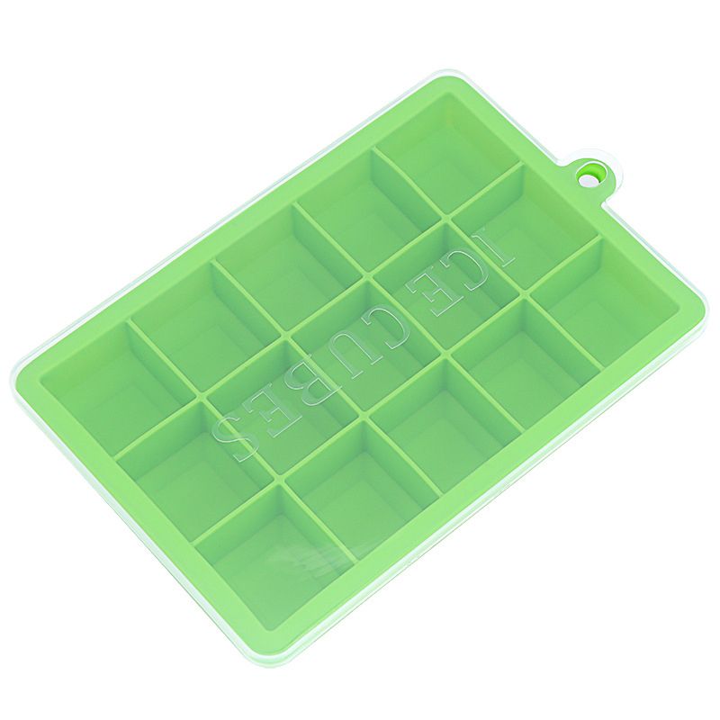 Manufacturer Wholesale Custom BPA Free Ice Mold Easy Release Flexible Silicone Ice Cube Tray