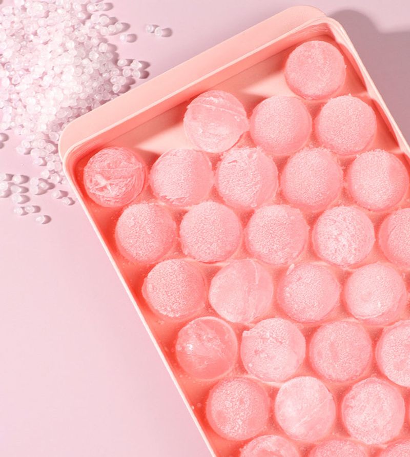Home Creative Ice Bucket with Lid Plastic Ice Mold Easy To Demoulding Multi-lattice Ice Lattice