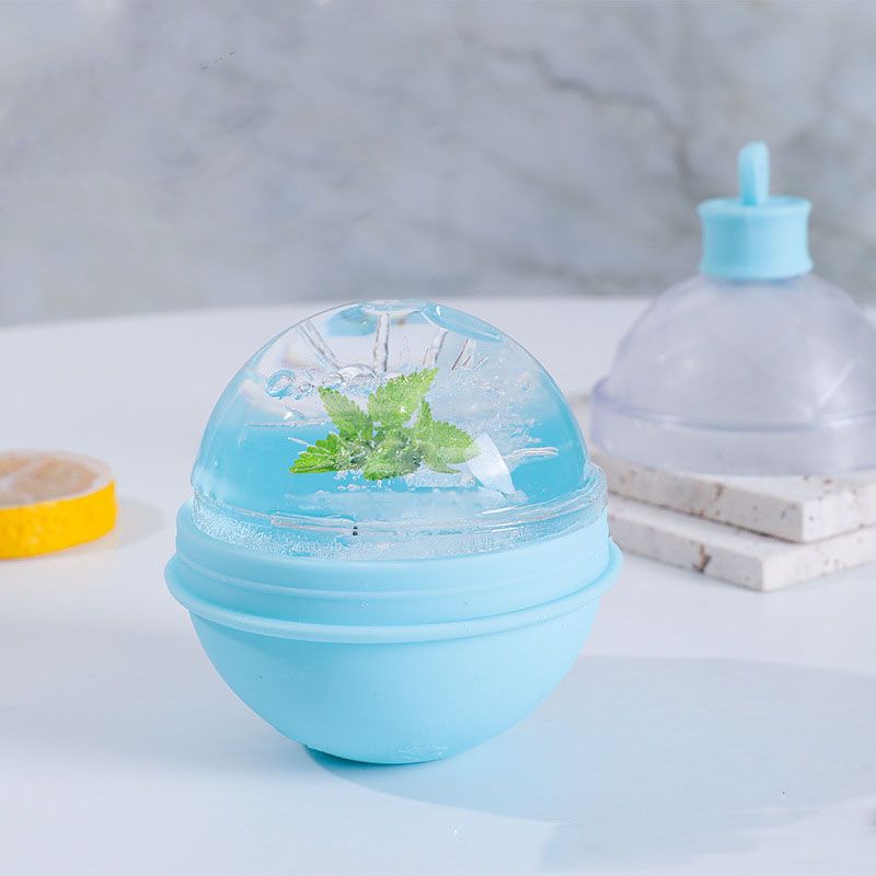 Hot Sale Whiskey Round Ice Cube Molds Creative Ice Cube Trays Silicone Sphere Whiskey Ice Ball Maker