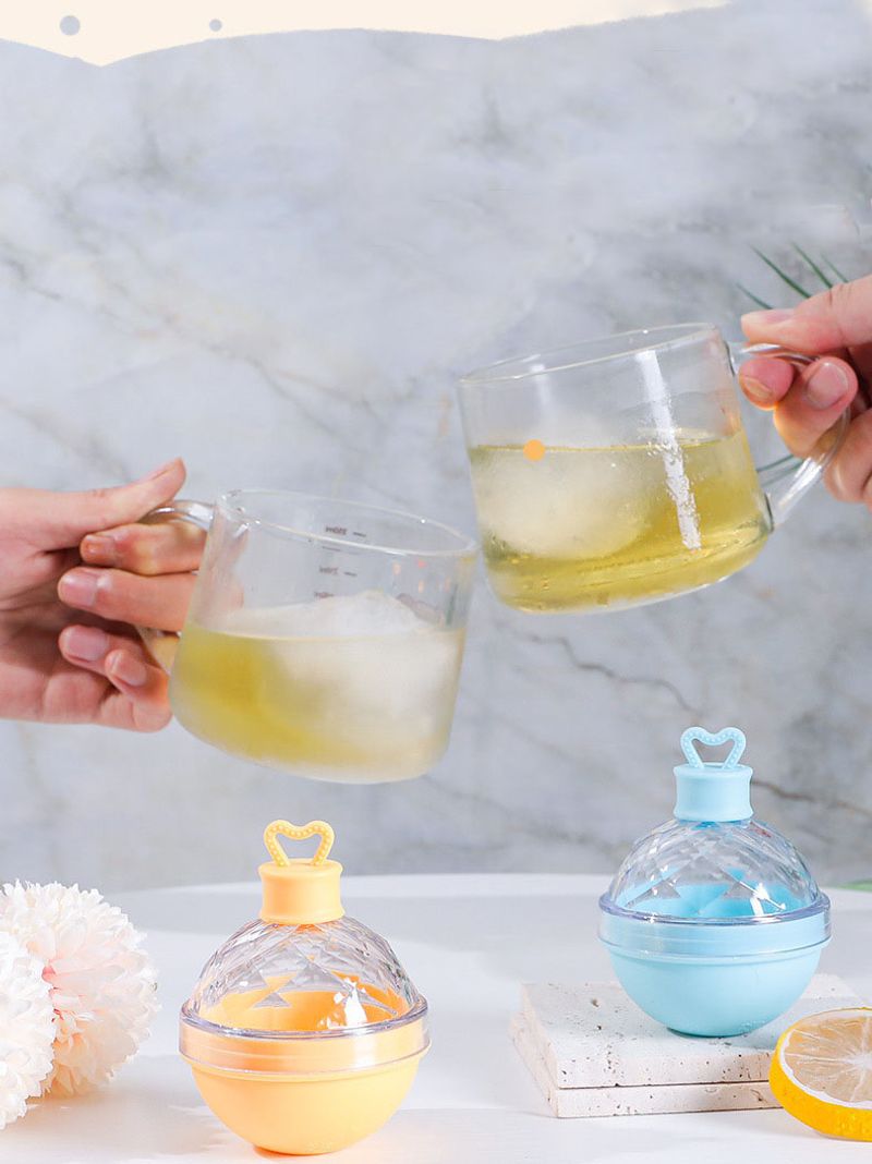 Hot Sale Whiskey Round Ice Cube Molds Creative Ice Cube Trays Silicone Sphere Whiskey Ice Ball Maker