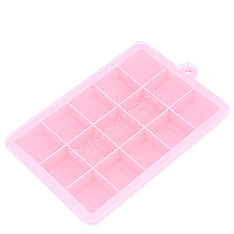 Manufacturer Wholesale Custom BPA Free Ice Mold Easy Release Flexible Silicone Ice Cube Tray