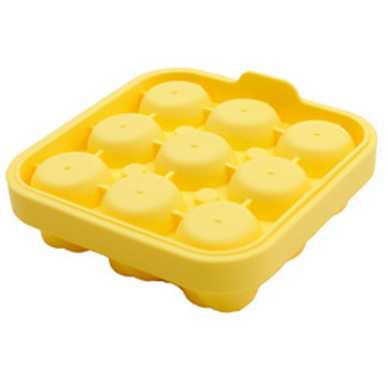 Hot Sale Food Grade Rose Shaped 6 Cavity Ice Cube Tray Ice Tray Silicone Ice Cube Tray with Lid