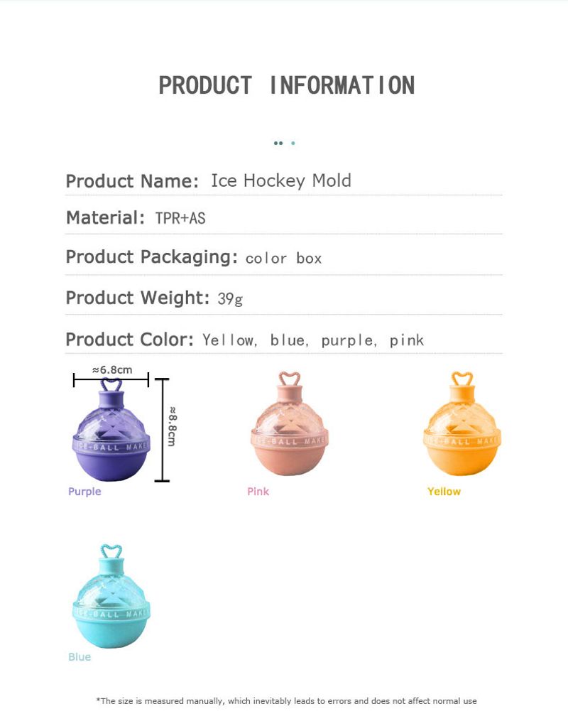 Hot Sale Whiskey Round Ice Cube Molds Creative Ice Cube Trays Silicone Sphere Whiskey Ice Ball Maker
