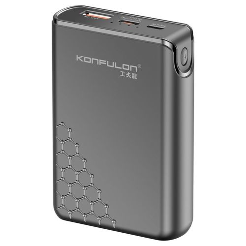 Konfulon Top Selling Products 2026 Mini Power Bank 10000mah 22.5W Fast Charge Type C 20W Mobile Powerbanks With LED Display