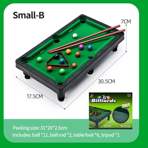 Home Simulation Billiards Boys Girls Puzzle Billiards Parent-Child Interaction Children's Toys Mini Billiards Table Set