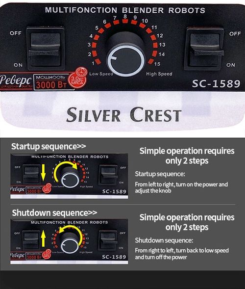 Best-Selling 15-Speed 2L Countertop Blender | High-Speed & Easy-to-Use for Grinding, Smoothie, Juicing