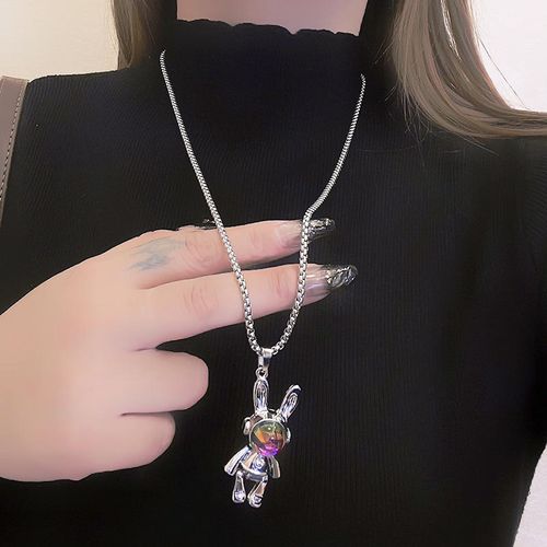 Adjustable Mechanical Rabbit Necklace