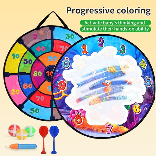 Double-sided water painting target toy