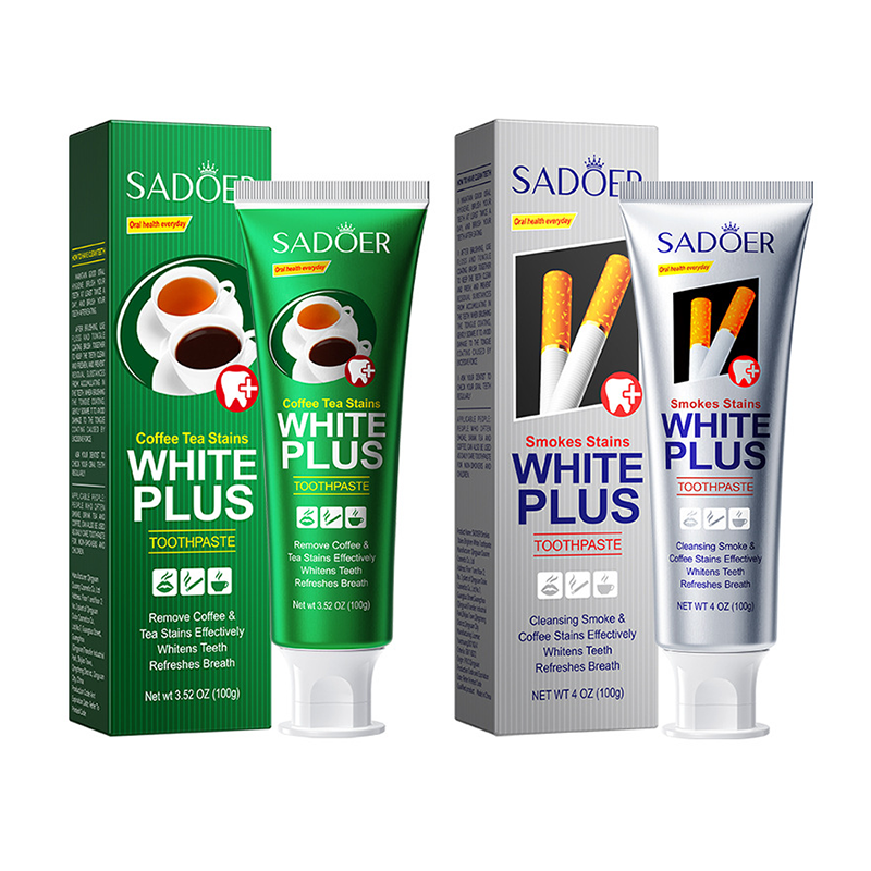 TOOTHPASTE FOR ELIMINATING COFFEE, TEA AND TOBACCO STAINS, BEAUTIFYING TEETH AND PROTECTING GUMS
