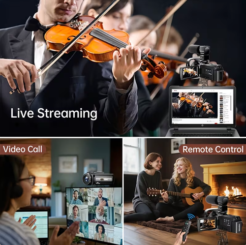 8K high-definition handheld camcorder