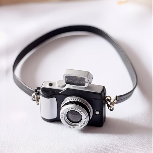 Dollhouse Smiley Face Camera Strap