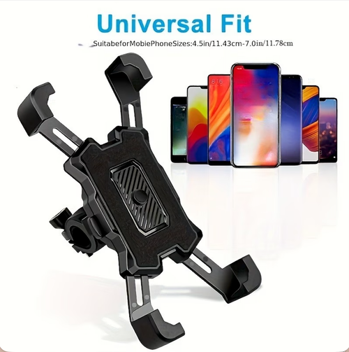 Motorcycle cell phone holder