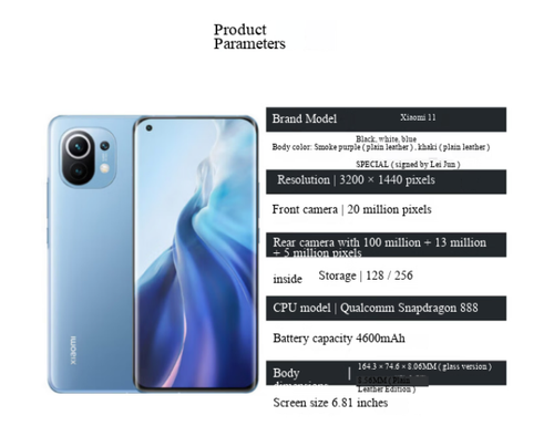xiaomi  11 half-new