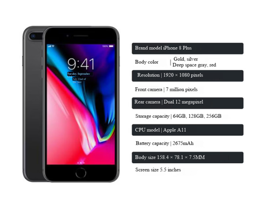 🍎Mobile Phone 8 Plus Half New