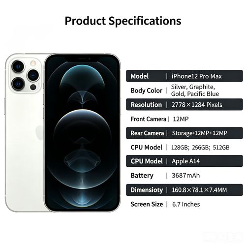 🍎Mobile Phone12pro max  Half New