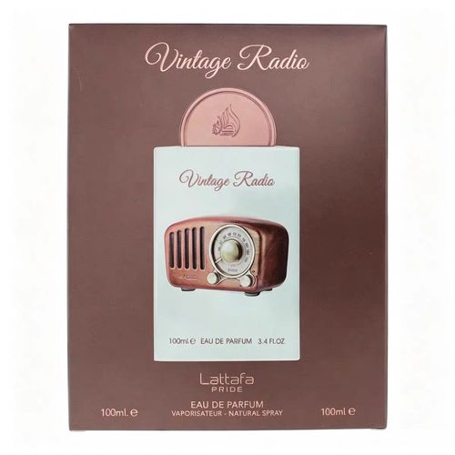 Perfume Latafa Pride Vintage Radio Antique Radio Fragrance