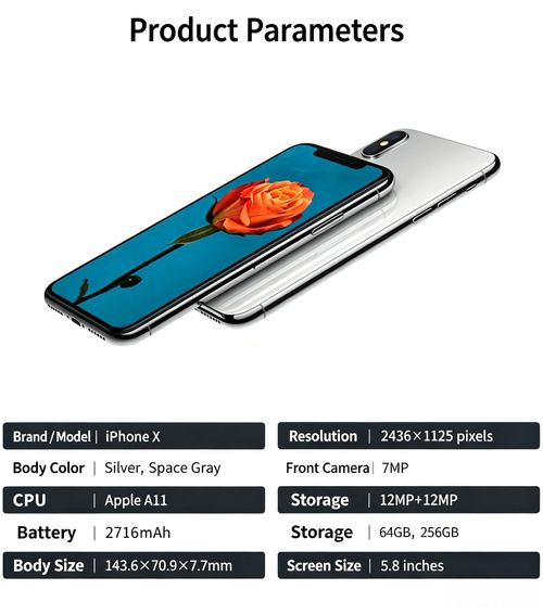 🍎Apple iPhone X third-party screen full network gaming camera phone