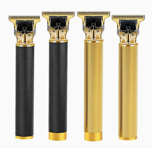 Golden Rolling Flower Multifunctional Hair Clipper Electric Push Clipper Strong Long Range Electric Thruster Aluminum Alloy Detachable Strong Range