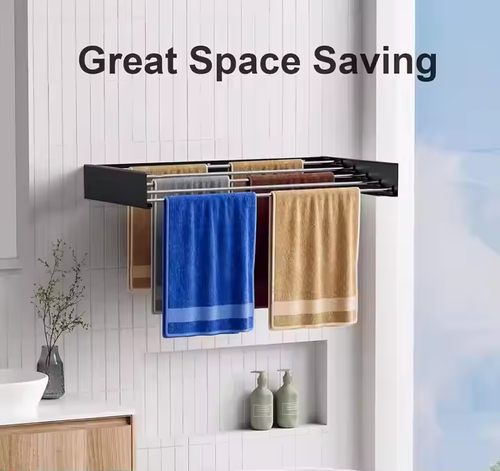 100cm Invisible Foldable Clothes Drying Rack