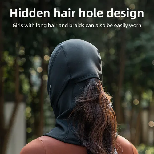 ROCKBROS Fleece Cycling Face & Neck Cover – Black