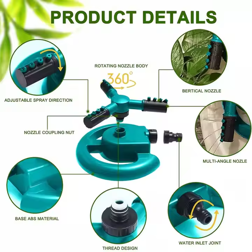 Adjustable Rotary Garden Sprinkler