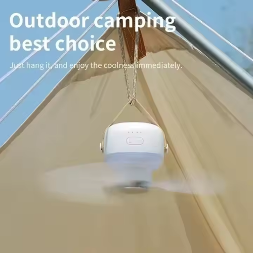 Night Light Portable Ceiling Fan With Remote