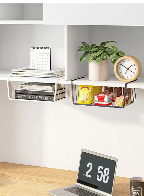 2-Pack 40*25*14cm Hanging Storage Basket