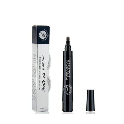 5 colors four-head bifurcated liquid eyebrow pencil four claws waterproof and anti-Han long-lasting not easy to smudge lazy eyebrow pencil