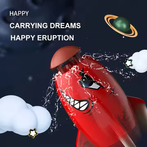 Space Rocket Water Sprinkler Toy For Kids