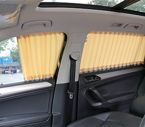 4 Piece Full Magnetic Car Sunshade Curtain Set