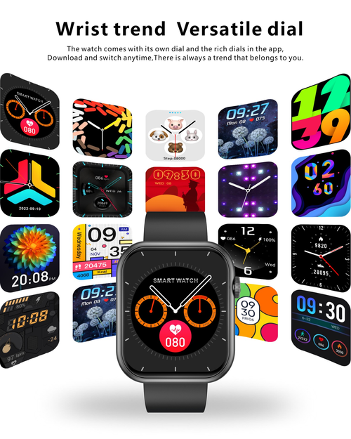 Health Monitor Bluetooth Calling Multi Functional Smart Watch