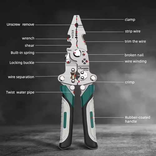 Foldable Multi Tool Wire Stripper