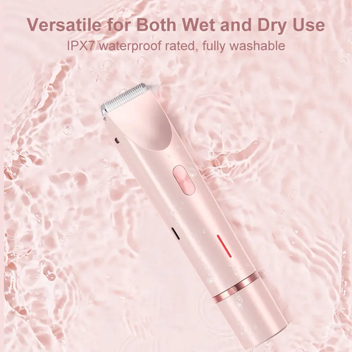 Full body shaver to trim women's private parts, pubic hair and armpit hair hair removal device, anti-scratch electric shaver