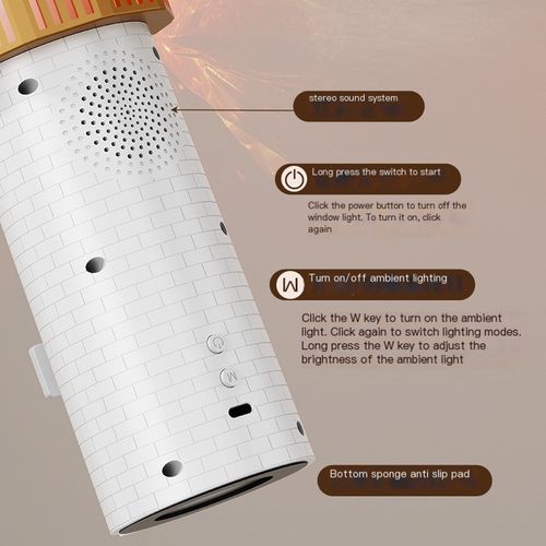 Christmas Themed Lighthouse Night Light Speaker