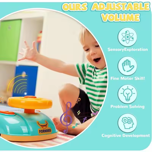 Kids Racing Adventure Toy with Steering Wheel