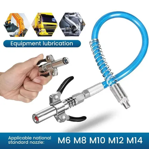 Locking Grease Gun Coupler – 1/8-Inch NPT
