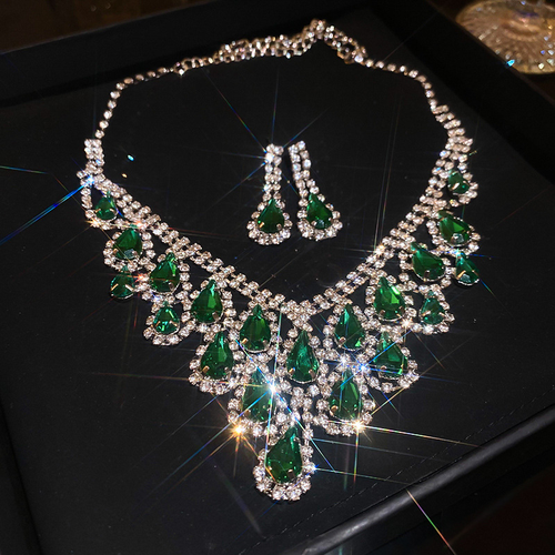 High End Evening Crystal Jewelry Customizable