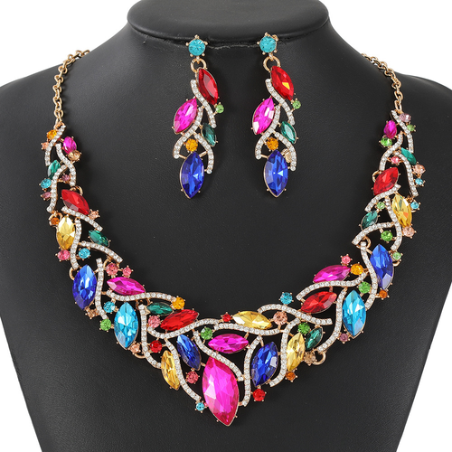 High End Evening Crystal Jewelry Customizable