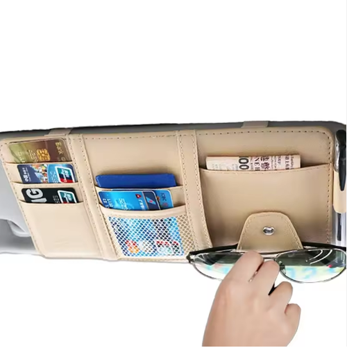 2-Pack Multifunctional Car Visor Storage Pouch