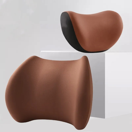 Car Neck Pillow and Lumbar Support Set