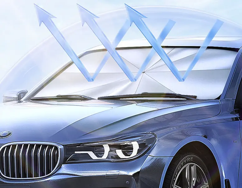 Car sunshade, front windshield, sun protection, heat insulation, sun protection, front light blocking car window, summer supplies, sunshade
