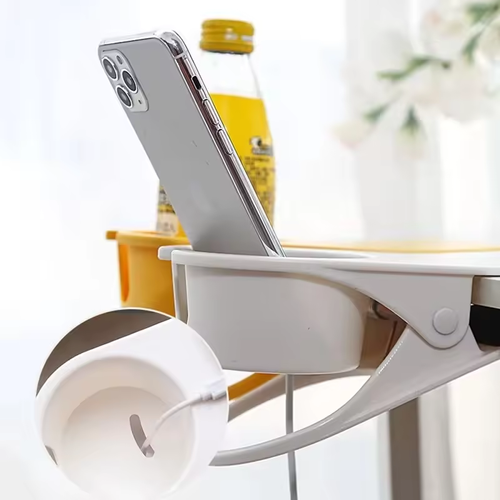 2-Pack Multi functional Desk Cup Holder And Organizer Random colors