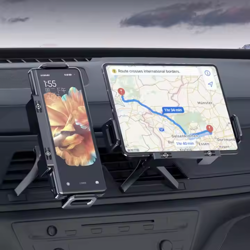 90 Rotate Multi Device Foldable Screen Car Charger Mount